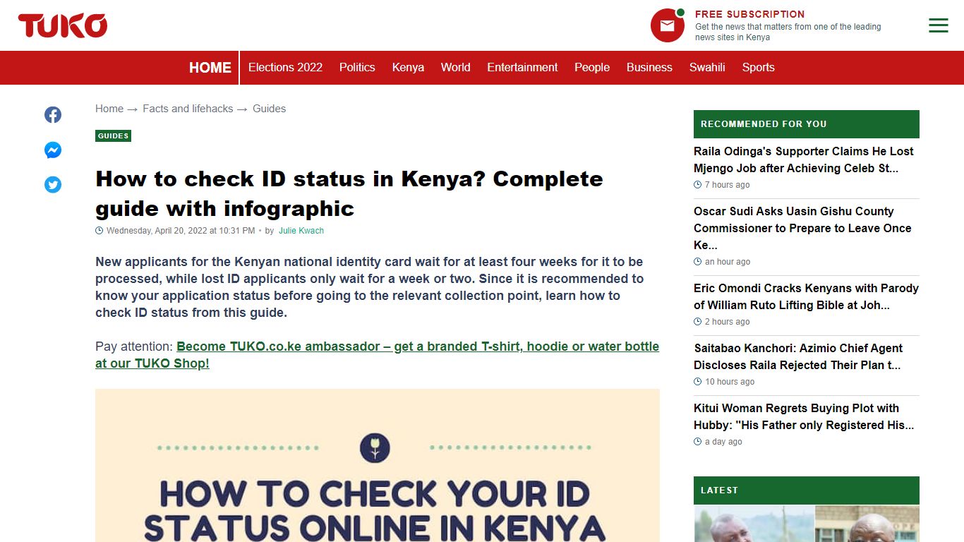 How to check my ID status online in Kenya? Complete guide